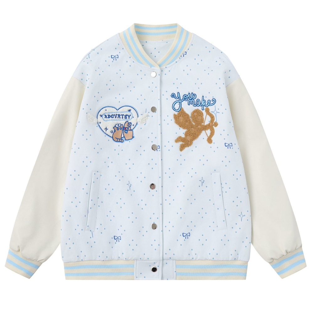 Embroidery Patches - Chaquetas Bomber con bordado de dibujos