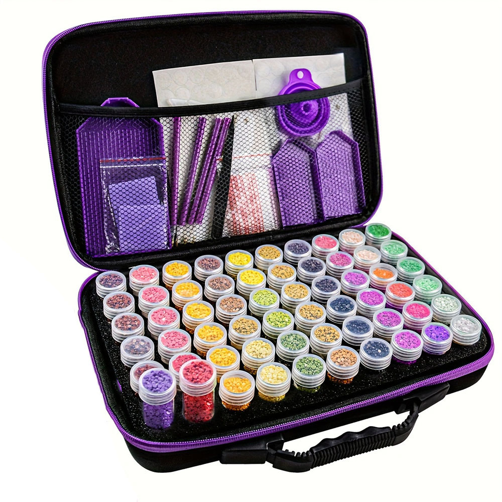 Embroidery Painting - Bolsa de Almacenamiento Portátil para Pintura