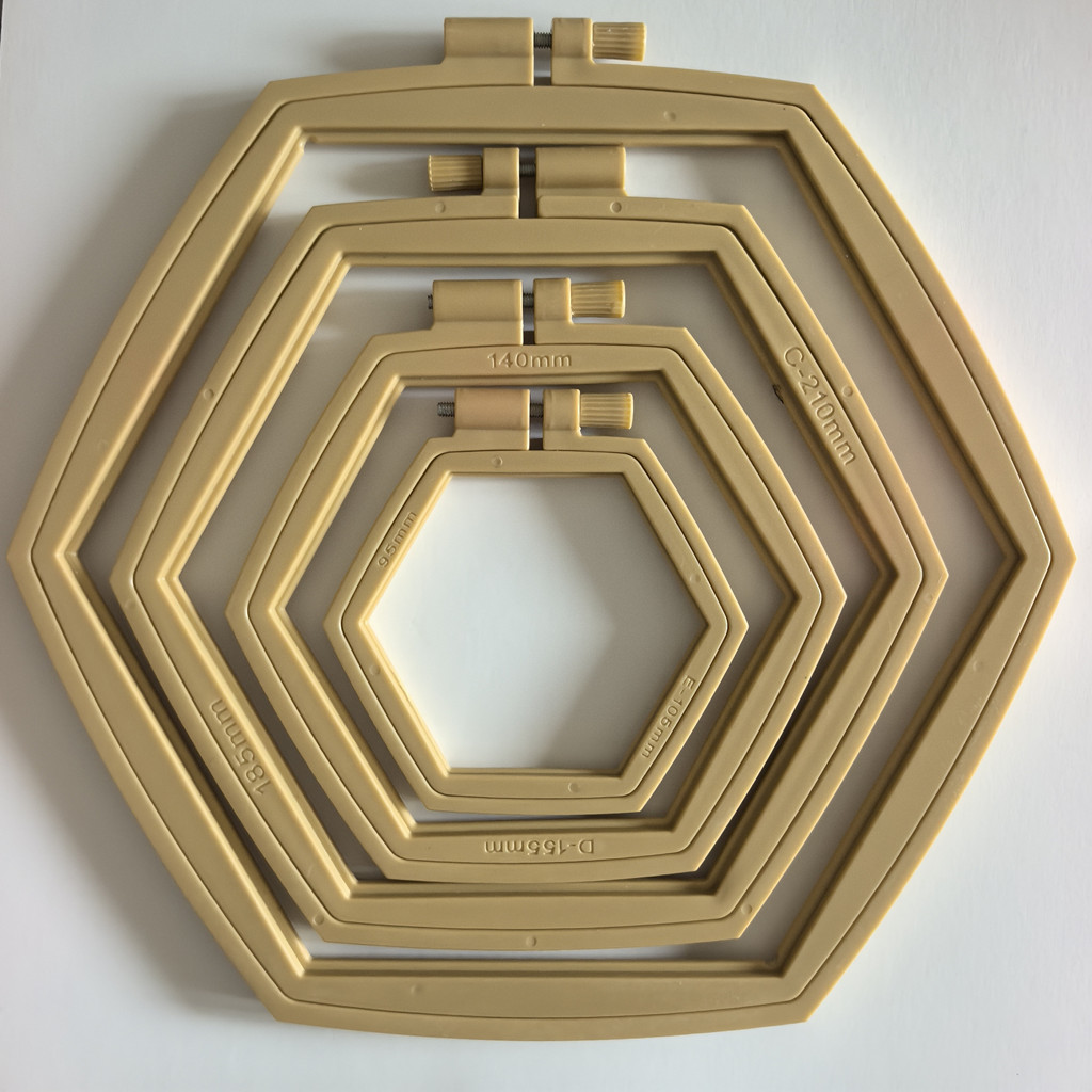 Embroidery Ring Sizes - Aros de Bordado Hexagonales, Aros de