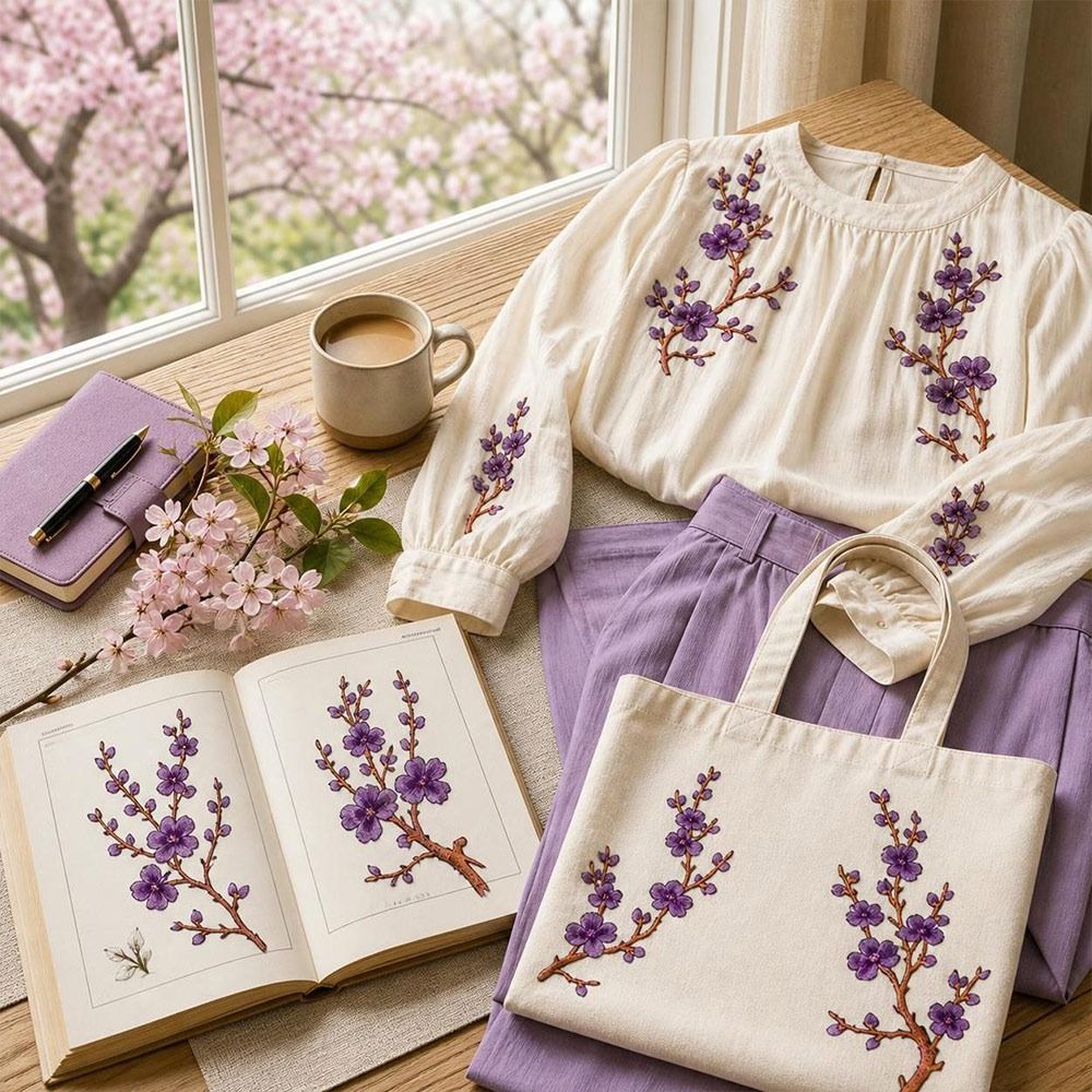 Embroidery Patches - Parches termoadhesivos DIY de flor de