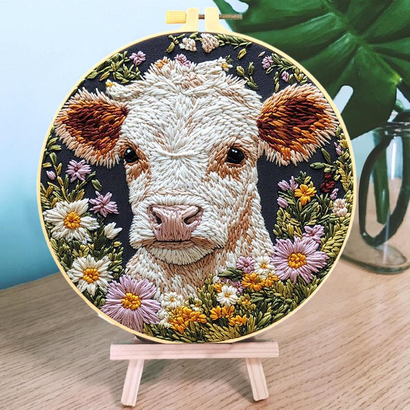 Embroidery Daisy Flower - Kits de bordado para adultos, Kit