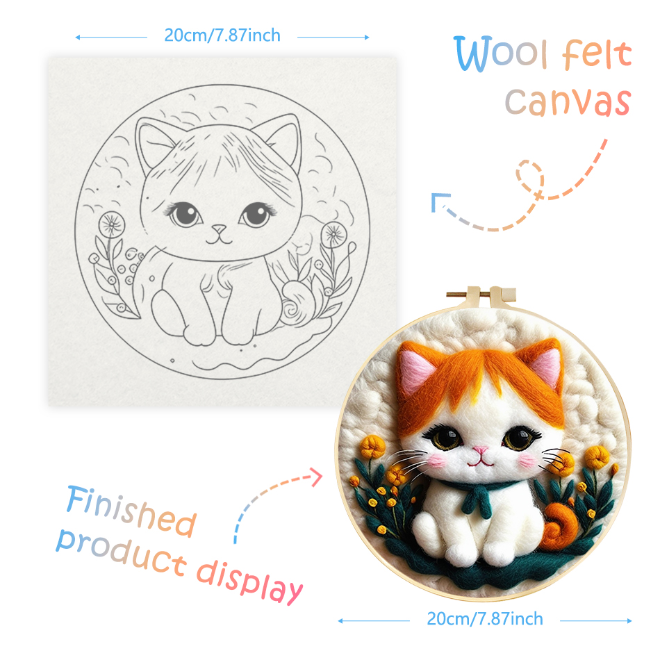 CHENISTORY-aguja de fieltro de - Embroidery Kit Set reseña y precio