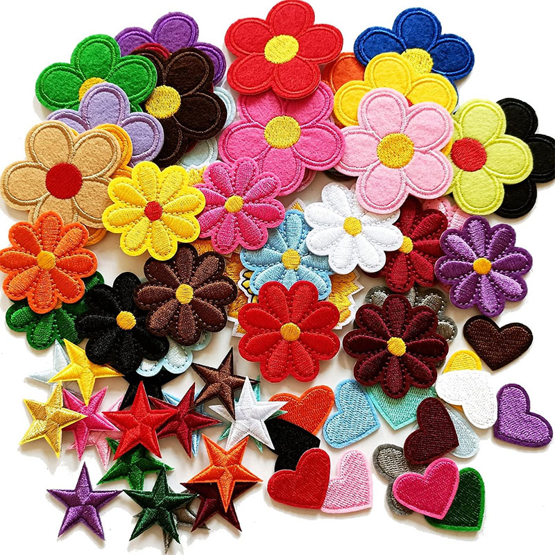 Parches de flores para plancha - Embroidery Daisy Flower reseña y precio