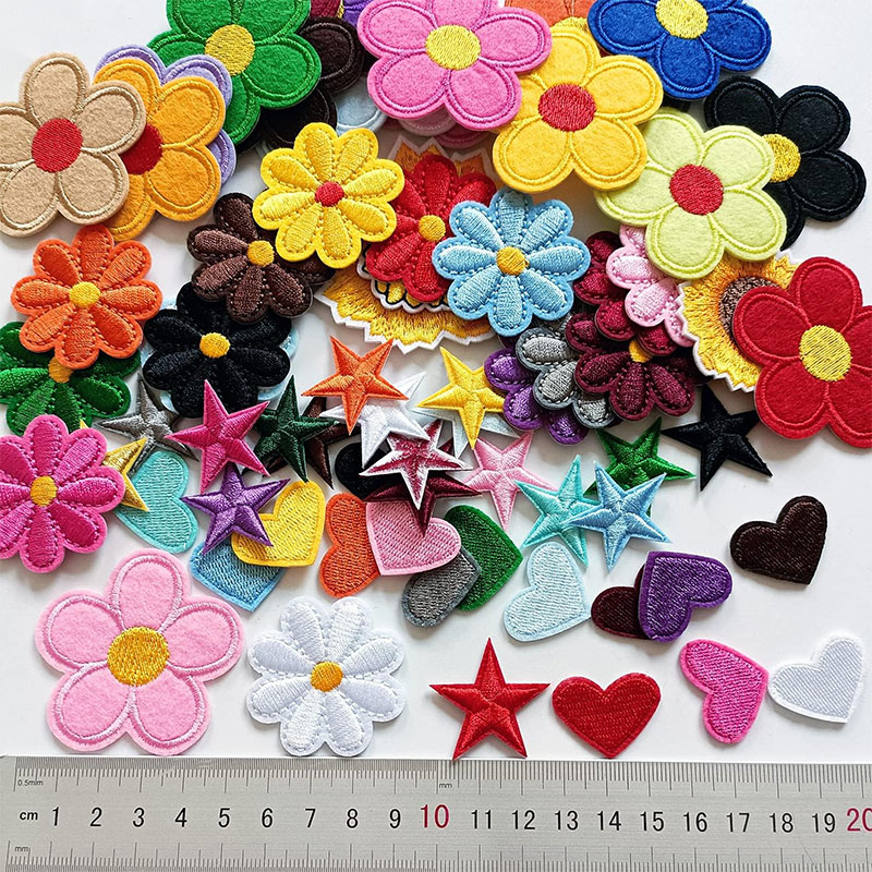 Parches de flores para plancha - Embroidery Daisy Flower reseña y precio