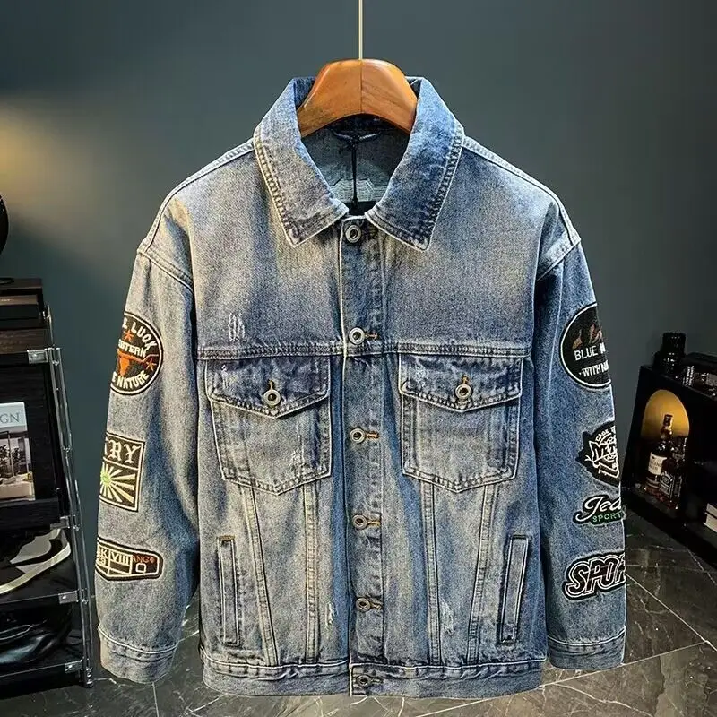 Chaqueta vaquera con parche bo - Embroidery Patches reseña y precio
