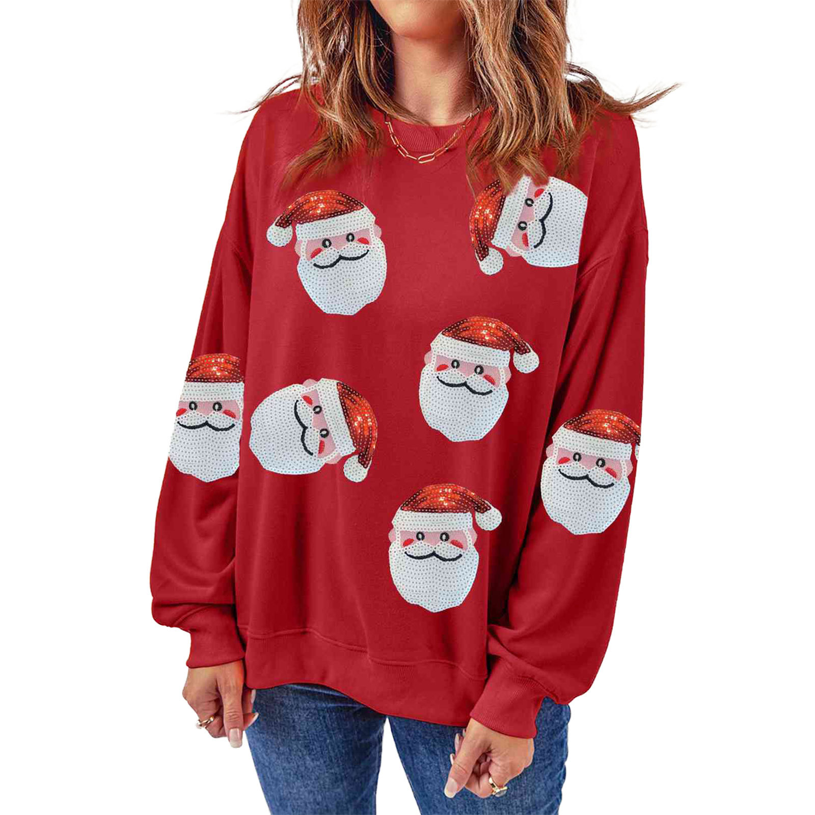 Suéter navideño con cuello red - Embroidery Online Designs reseña y precio