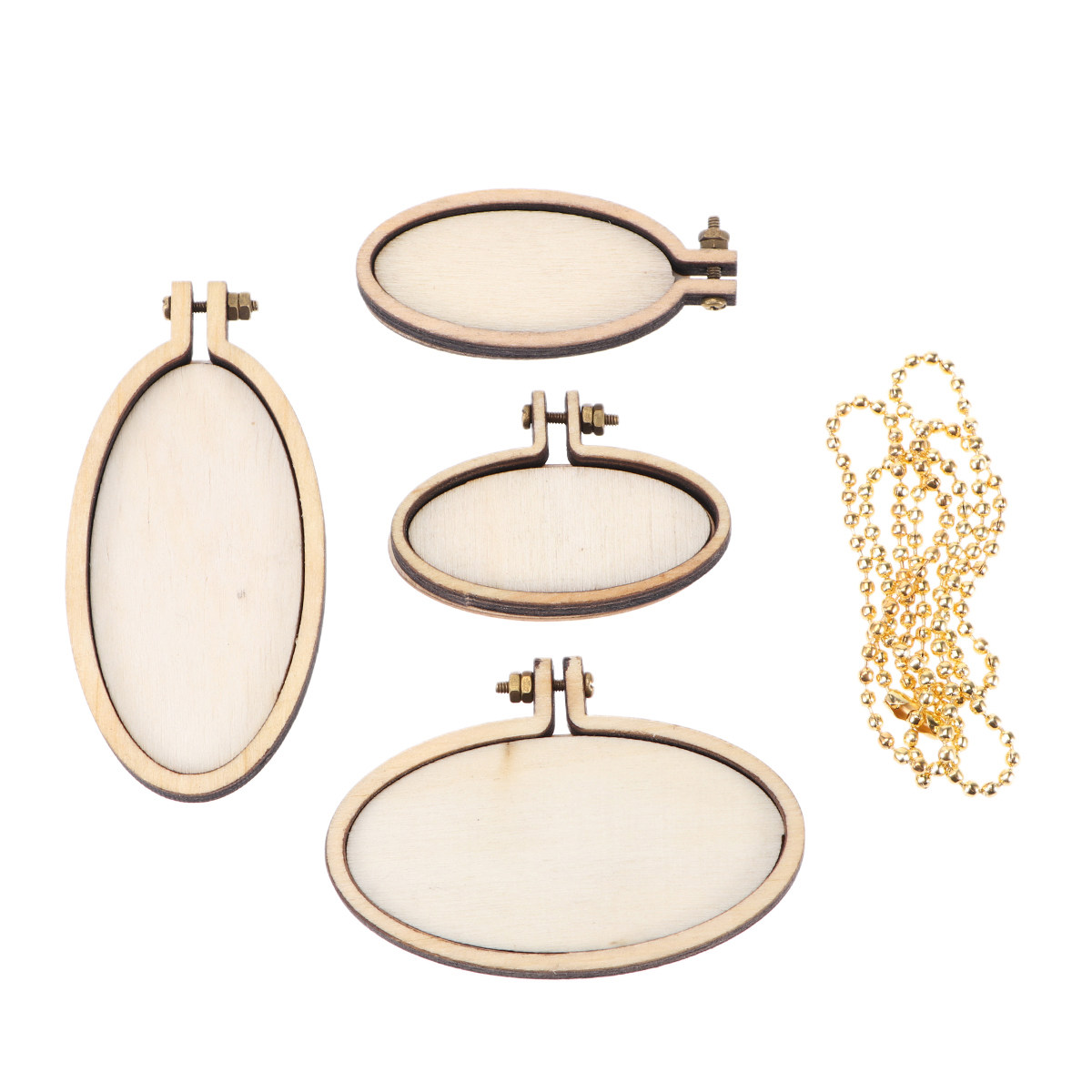 5 Piezas de Marcos de Madera p - Embroidery Chain Stitch reseña y precio