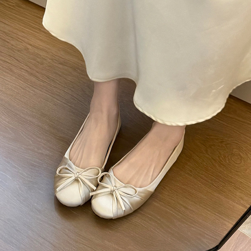 Nuevos Zapatos Planos de Satén - Embroidery Flat Shoes reseña y precio