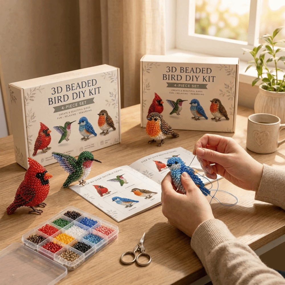 Kit de bordado de cuentas de a - Embroidery Kit Set reseña y precio