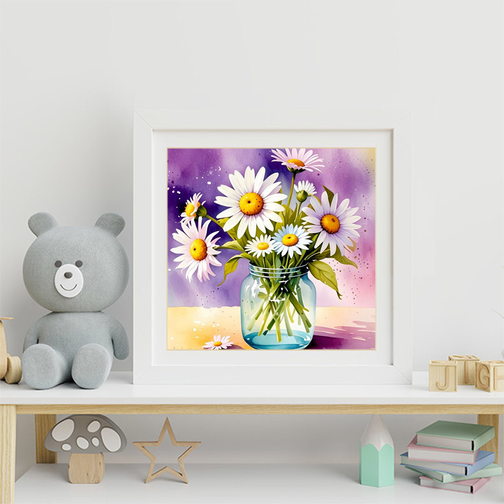 Evershine Kit de Bordado de Di - Embroidery Daisy Flower reseña y precio