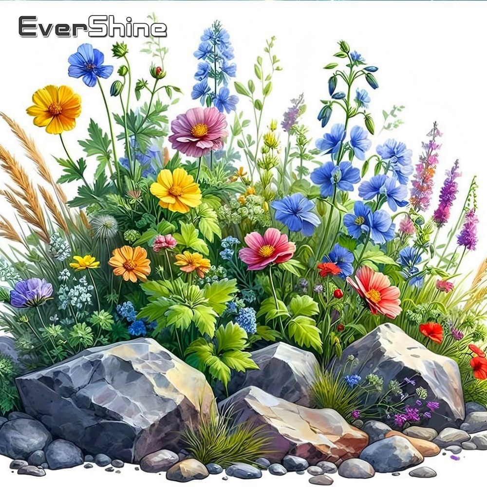 Evershine - Pintura de Diamant - Embroidery Daisy Flower reseña y precio