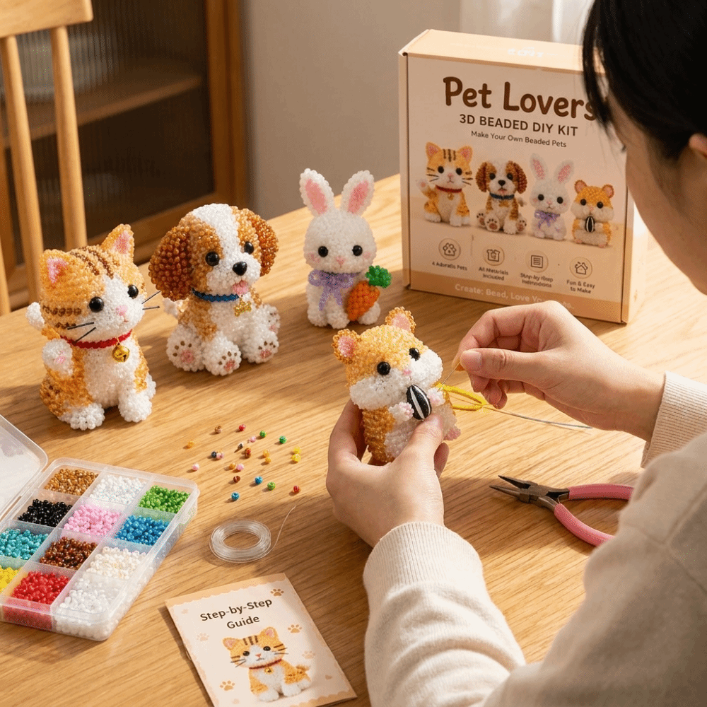 Kit de bordado de cuentas de a - Embroidery Kit Set reseña y precio