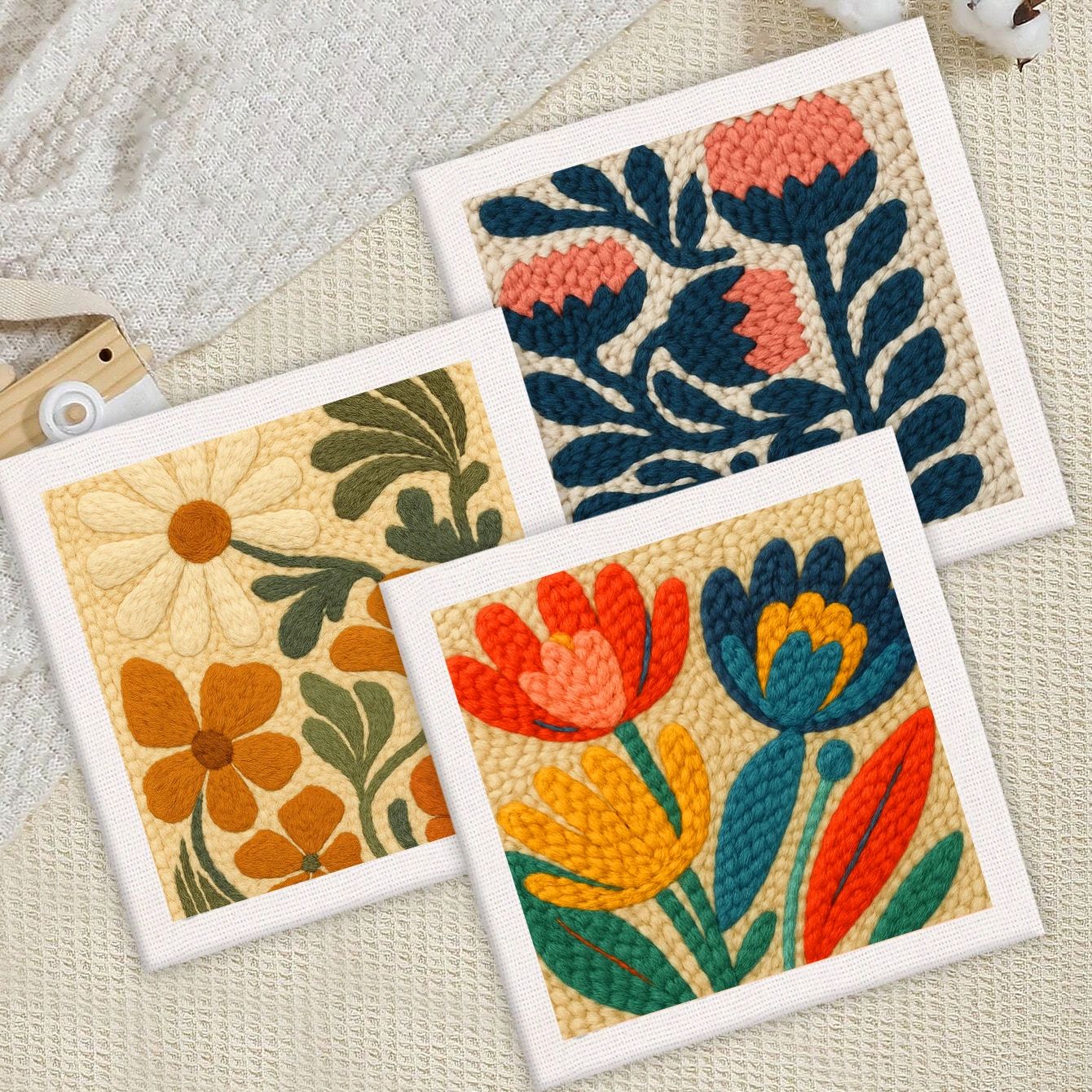 RUOPOTY Kits de Bordado con Ag - Embroidery Wall Art reseña y precio