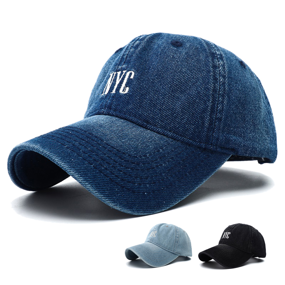 Gorra de béisbol de mezclilla  - Embroidery Nyc reseña y precio