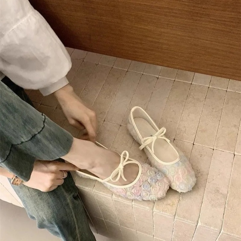 Nuevos Zapatos Mary Jane de Ma - Embroidery Flat Shoes reseña y precio