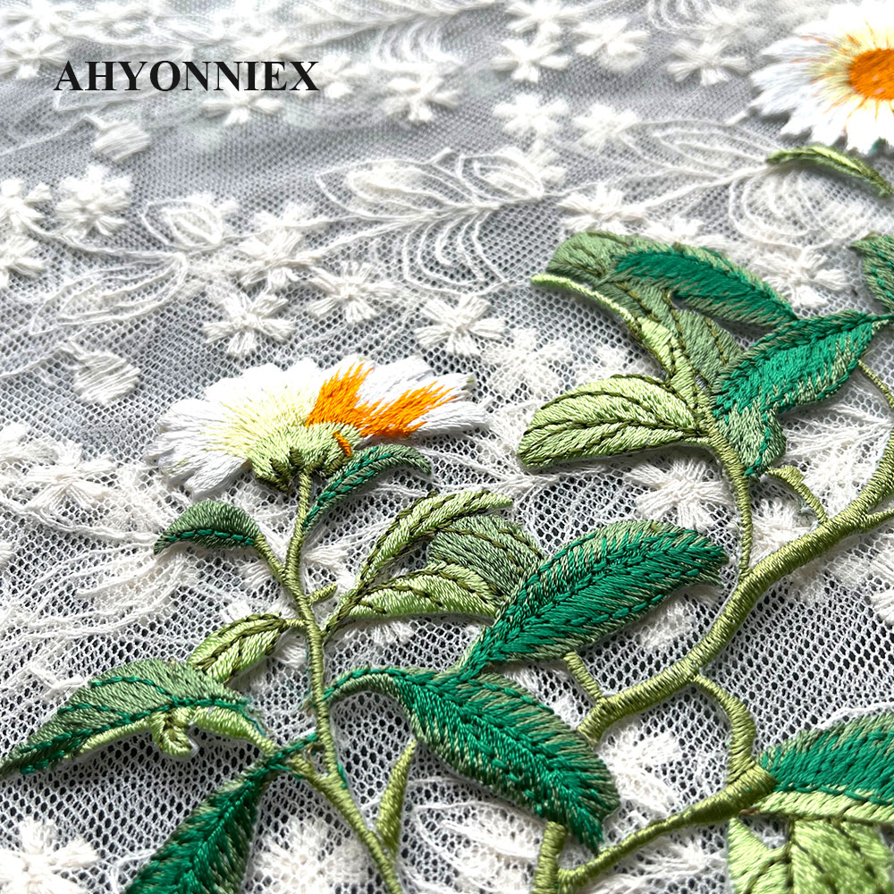 Parche bordado con plancha, pe - Embroidery Daisy Flower reseña y precio