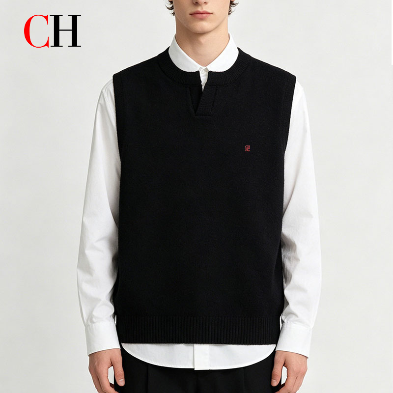 Chaleco de Punto sin Mangas pa - Embroidery Vest reseña y precio