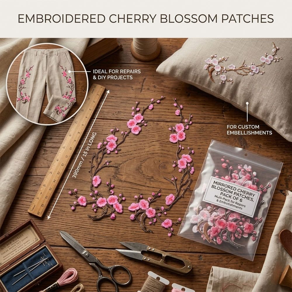 Parches termoadhesivos DIY de  - Embroidery Patches reseña y precio