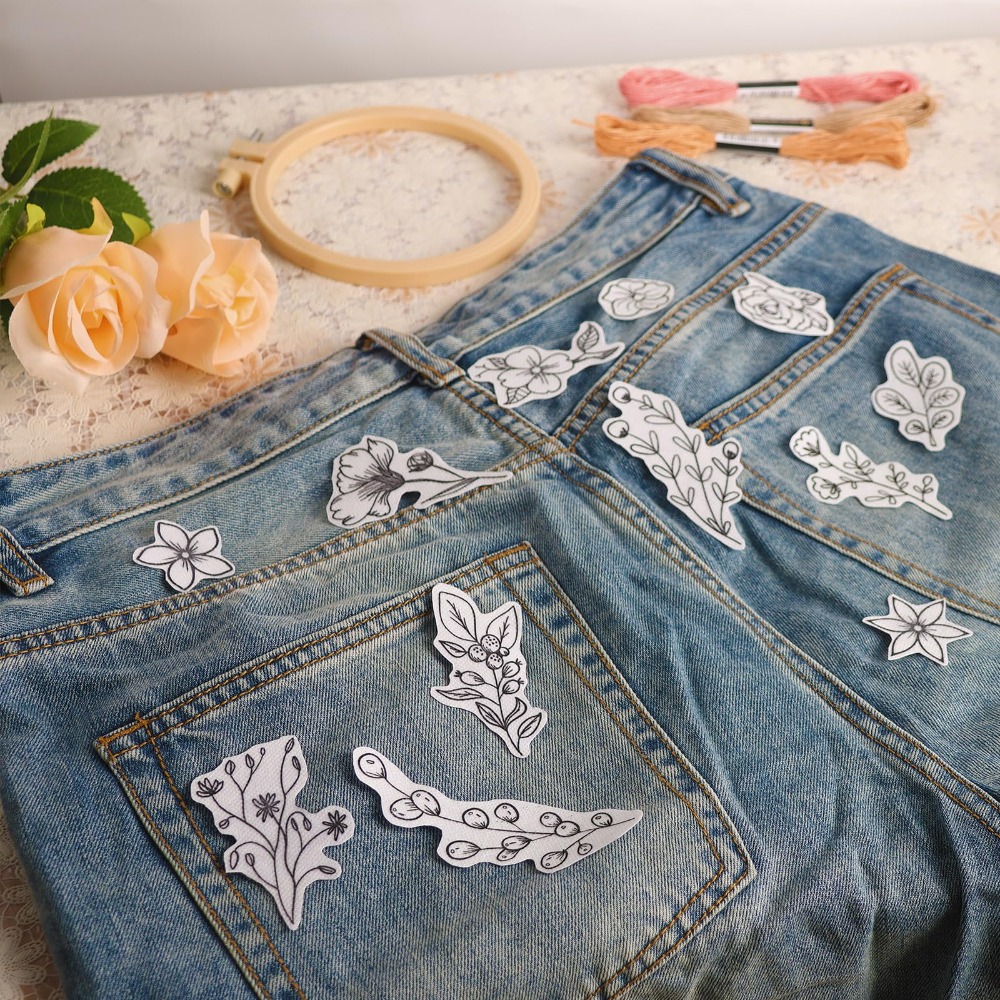 Patrones de Bordado Solubles e - Embroidery Daisy Flower reseña y precio