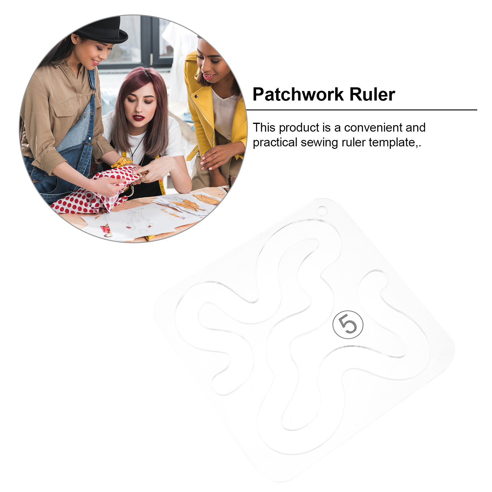 1 Regla de Acrílico Premium Tr - Embroidery Painting reseña y precio