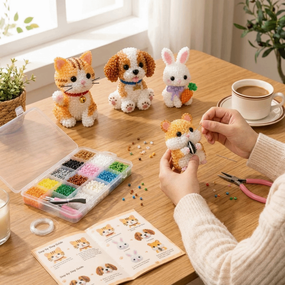 Kit de bordado de cuentas de a - Embroidery Kit Set reseña y precio