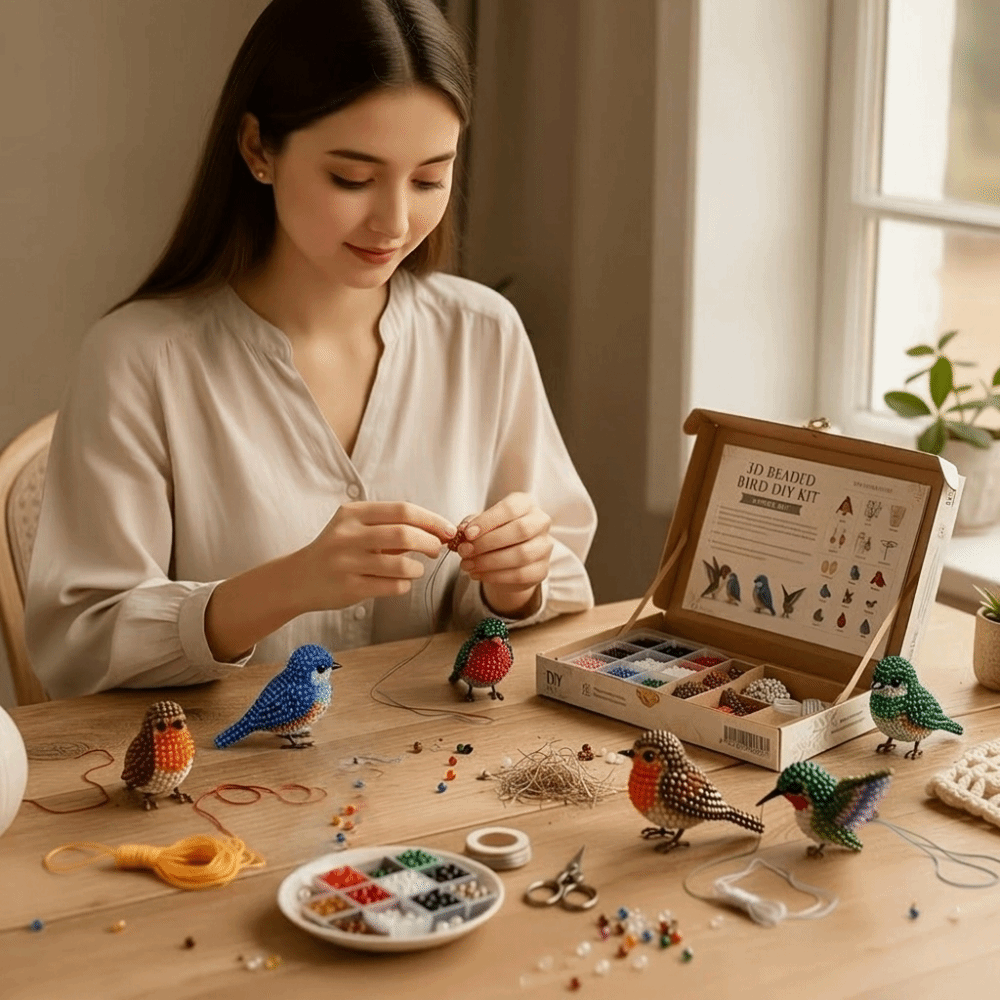 Kit de bordado de cuentas de a - Embroidery Kit Set reseña y precio