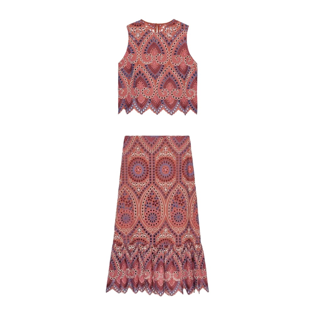 ETJ 2025 nueva ropa de mujer e - Embroidery Vest reseña y precio